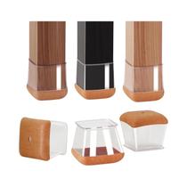 Protetores De Piso Para Pernas De Cadeiras Em Feltro, 24 Peças, Capas Para Móveis