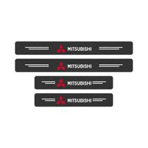 Protetores De Soleira De Carbono Mitsubishi Conjunto De 4 Peças Para ASX Lancer Pajero Outlander