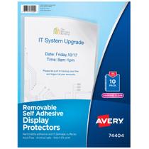 Protetores de tela Avery Self-Adhesive Wall/Door 10 Clear