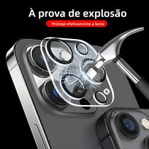 Protetores De Tela De Vidro Temperado Para Câmera Traseira HD Do iPhone 13 14 15 16 pro Max,