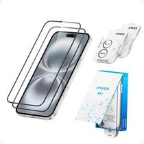 Protetores de tela e lentes Anker para iPhone 16 6.1" Protetores de tela e lentes Anker para iPhone 16 6.1"