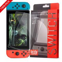 Protetores de tela Orzly Nintendo Switch 6.2" Tablet, pacote com 2