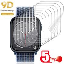 Protetores De Tela Para Apple Watch 5PCS Filme Hidrogel Para Modelos De 38MM 40MM 42MM 44MM 45MM