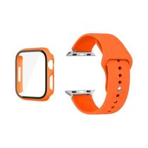 Protetores De Tela Para Apple Watch Band, Capa De Vidro Hd Para Pc, Pulseira De Gel De Sílica Para