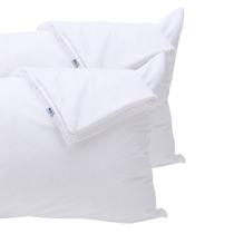 Protetores de travesseiro Kingnex Waterproof, tamanho padrão, pacote com 4 Protetores de travesseiro Kingnex Waterproof, tamanho padrão, pacote com 4