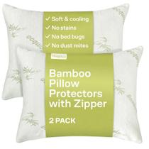 Protetores de travesseiro Niagara Cloud-Like King Size Green, pacote com 2