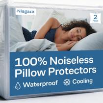 Protetores de travesseiro Niagara Sleep Solution King 20x36, pacote com 2