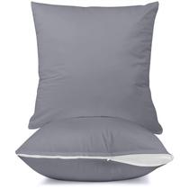 Protetores de travesseiro Utopia Bedding à prova d'água 20x20cm (pacote com 2)