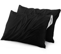 Protetores de travesseiro Utopia Bedding à prova d'água king size (pacote com 2) Protetores de travesseiro Utopia Bedding à prova d'água king size (pacote com 2)