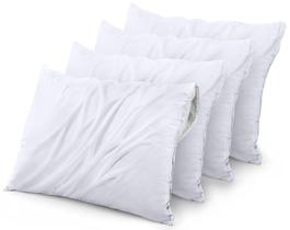 Protetores de travesseiro Utopia Bedding Waterproof King Size x4 Protetores de travesseiro Utopia Bedding Waterproof King Size x4