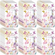 Protetores labiais Sacubee Butterfly Baby Shower Games, pacote com 30