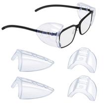 Protetores laterais transparentes para óculos YunTuo em TPU para proteção ocular Protetores laterais transparentes para óculos YunTuo em TPU para proteção ocular