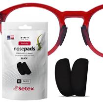Protetores nasais de óculos Setex Gecko Grip, 1 mm, antiderrapantes, 15 pares