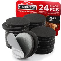 Protetores para Móveis X-Protector 24 Peças Redondos de Feltro 5 cm