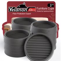 Protetores para Móveis Yelanon 12 Peças 5 cm Antiderrapantes de Borracha