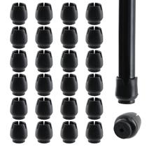 Protetores para pés de móveis Antrader 24 peças de silicone e feltro 1,21,6 cm Protetores para pés de móveis Antrader 24 peças de silicone e feltro 1,21,6 cm