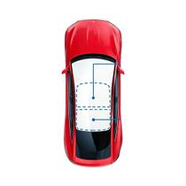 Protetores Solares De Tecido Para Teto Solar Dianteiro E Traseiro Tesla Model 3 Y YL Juniper