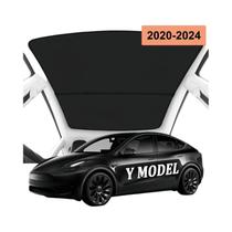 Protetores Solares Magnéticos Para Tesla Model 3 Y 2021-2025, Para Teto Solar Dianteiro E Traseiro