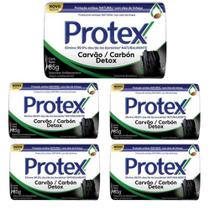 Protex sabonete antibacteriano carvão detox são 5 unidades de 85 gramas