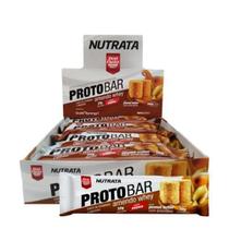 Proto bar Amendo Whey - Caixa com 8 un Sabor Paçoca Nutrata