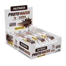 Proto Wafer Nutrata com Whey Protein - Display com 12 unidades de 30g com 7g de proteína Proto Wafer Nutrata com Whey Protein - Display com 12 unidades de 30g com 7g de proteína