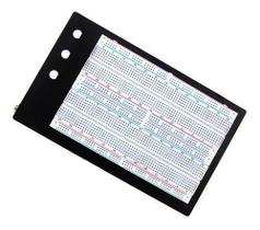 Protoboard 1660 pontos com base metalica Protoboard 1660 pontos com base metalica