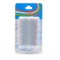 Protoboard 400 Furos para Montagem de Circuitos Eletrônicos Protoboard 400 Furos para Montagem de Circuitos Eletrônicos