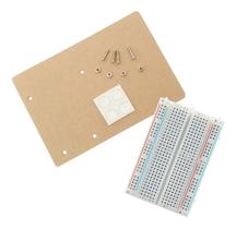 Protoboard 400 Pontos + Base Acrílico Para Fixar Arduino Uno ideal para Projetos de Robótica