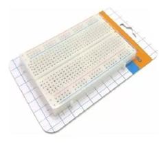 Protoboard 400 Pontos Branco - Arduíno/esp32 - Stm