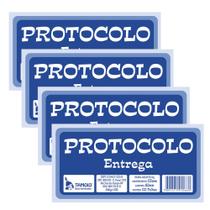 Protocolo de Entrega 155x80mm com 100 Folhas PT 20 - Tamoio