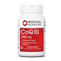 Protocolo de suplemento CoQ10 200 mg vegano 30 cápsulas