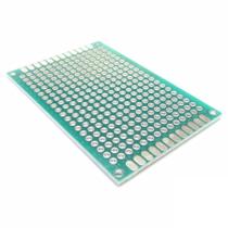 Protótipo Pcb Placa Universal Verde 6 X 8 Cm Marcação 2 Lados