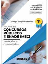 Provas de concursos públicos e enade (mec) - resolvidas e comentadas - OFICINA DE TEXTOS