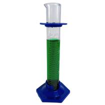 Proveta Graduada de Vidro 50 mL com Base de Polipropileno Neobio para medição volumétrica Proveta Graduada de Vidro 50 mL com Base de Polipropileno Neobio para medição volumétrica