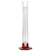Proveta Graduada De Vidro E Base Hexagonal De Polipropileno - LABORGLAS