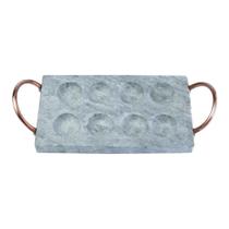 Provolera Retangular Pedra Sabão 8 Furos 21x12cm Industria São Jose Provolera Retangular Pedra Sabão 8 Furos 21x12cm Industria São Jose