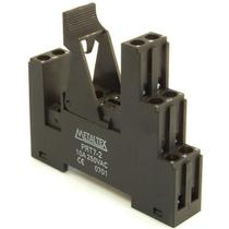 Prt7-2b - Soquete P/ Rele 8 Pinos Perfil Baixo -15,7mm - Fixa Tri