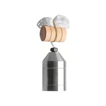 Prumo 750 g Tramontina em Aço com Calço Guia de Madeira e Cordão de Nylon Prumo 750 g Tramontina em Aço com Calço Guia de Madeira e Cordão de Nylon