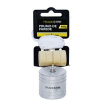 Prumo Centro 400g Em Aço Corda Nylon Taco Madeira Tradestar Prumo Centro 400g Em Aço Corda Nylon Taco Madeira Tradestar