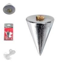 Prumo de Centro 300gr Aço Zincado Cordão 5 Metros Mtx