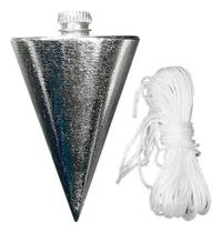 Prumo De Centro Em Aco 300gr Com Cordão 5 Metros Mtx