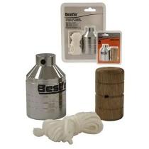 Prumo de Parede de Aço Carbono Cromado 500g Bestfer