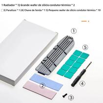 PS5 M.2 2280 SSD NVMe Radiador De Unidade De Estado Sólido Com Almofadas Térmicas Acesso Ao