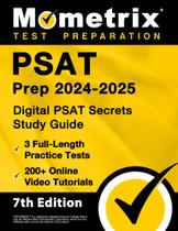 PSAT Prep Mometrix 2024-2025 com 3 testes completos + Guia