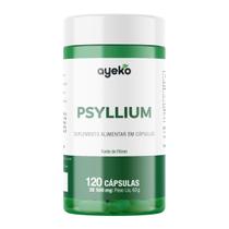 Psyllium 120 Cápsulas 500mg Fonte de Fibras - Ayeko Psyllium 120 Cápsulas 500mg Fonte de Fibras - Ayeko