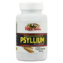 Psyllium 120 cápsulas de 500mg - Rei Terra Unissex Produto Natural Pote Pequeno