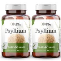 Psyllium - 60 Cáps Kit Com 2 Potes - Lider Vendas