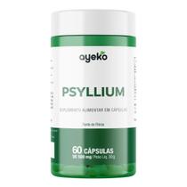 Psyllium 60 Cápsulas 500mg Fonte De Fibras Ayeko