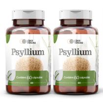 Psyllium 800mg 60 Cápsulas Fibra Natural de Alta Concentração para Equilíbrio - 2 POTES Psyllium 800mg 60 Cápsulas Fibra Natural de Alta Concentração para Equilíbrio - 2 POTES