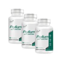 Psyllium com Garcinia 500mg 100 Capsulas - 3 Unidades